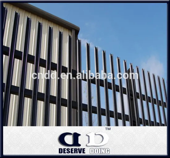 2016 D and W PVC coated palisade fence