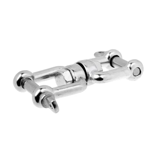 2PCS Polished 304 Stainless Steel Boat Anchor Connector Swivel Jaw - Jaw