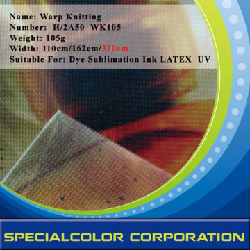 105g 100% polyester warp knitting for textile printing