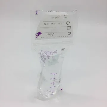 double zipper breast milk storage bag for fresh milk