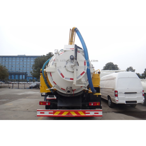 Brand New Dongfeng 10m³ Combined Jet Vacuum Trucks