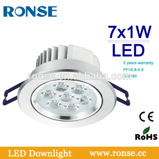 led downlight housing 10W LED COB lighting 2016 RONSE led downlight dimmable