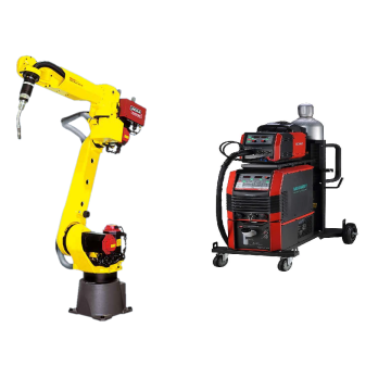 FANUC ARC Mate 100iC/12 Welding Robot Arm with Megmeet Welder for Industrial Applications