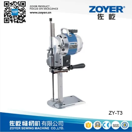 ZY-T3 Black Zoyer Eastman Km Auto-Sharpening Straight Knife Clothes Cutting Machine