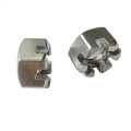Inch hexagonal slotted nut M8 Din935