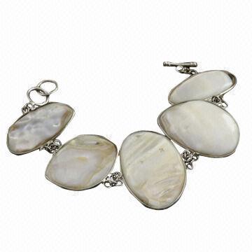 Nellie Exaggerated Fashion Extraordinary Hot Sale Chic Shell Bangles, Accept Customer/OEM/ODM Orders
