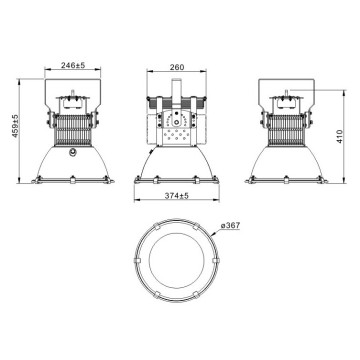 Smelter 150W LED High Bay Light