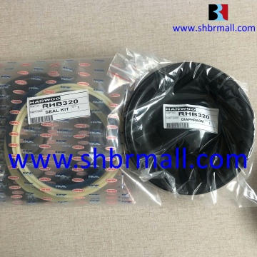 Kits de vedação de reparo completos e membranas para Hanwoo RHB320 HIDRAMENTO HIDRÁULICO