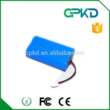 3.7v rechargeable cylindrical 1s2p battery pack 18650 1S2P 4400mah