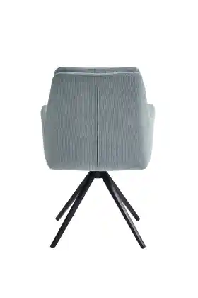 Light Blue Swivel Dining Chair