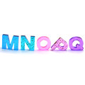 Wholesale 100Pcs/Bag Resin 40MM Large Size Letter Charms Pendants Flatback Letter Alphabet Drop Pendants Jewelry