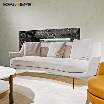 Modern Italian High-End Minimalist Guscio Sofa Settee