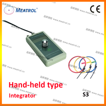 Flexible Rogowski coil Hand-held integrator S3 with Four Grade Switchable air-cored clamp