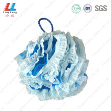 body scrubber Mesh lace bath shower luffa sponge