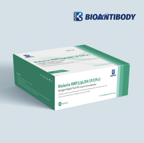 Kit de test rapide de l&#39;antigène antigène HRP2 / PLDH (PF / PV)