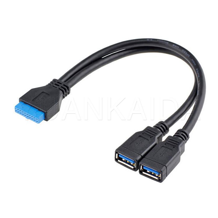 20pin to usb 3.0 y splitter cable
