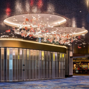 Modern Art Customizable LED Chandelier for Hotels and Malls