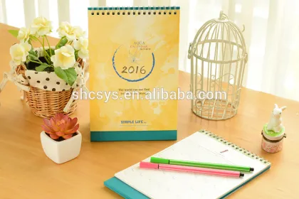 2016 desk calendar