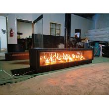 80 inch customized smart gas fireplace firepit burner