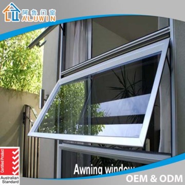 2016 New design aluminum metal top hung windows for sale