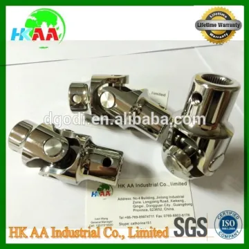 Custom precision cardan joint, stainless steel universal cardan joint, TS16949 standard transmission universal ball joints