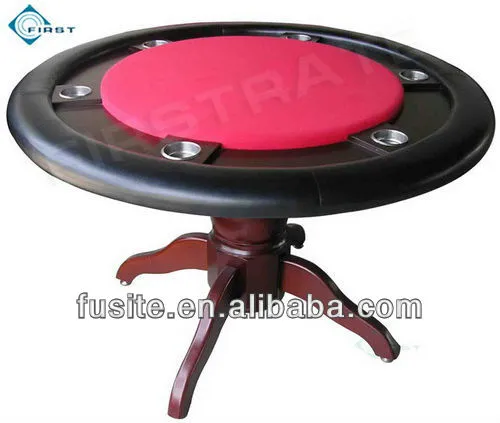 Wooden Casino Round Gaming Poker Table