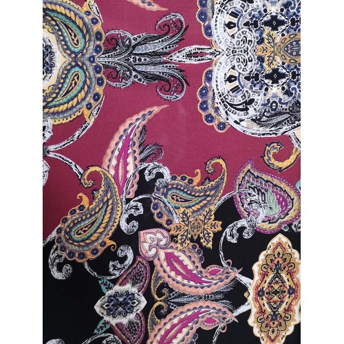 Pasiley Rayon Twill 3024S tryckt vävt tyg