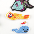 Cartoon Fish Aquarium Ironing Embroidery Patch