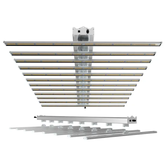 800W Full Spectrum LED Grow Light with RJ Port Dimming for Hydroponic Vertical Farming