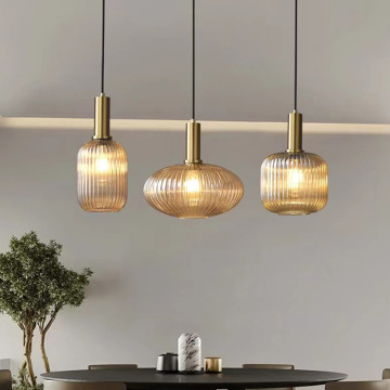 Infuse Your Space with Warmth - Coffee Glass Chandelier Pendant Light Lamp