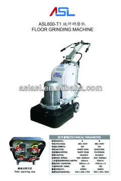 10HP(7.5KW) ASL600-T1 floor polisher with good quality and 600mm work area