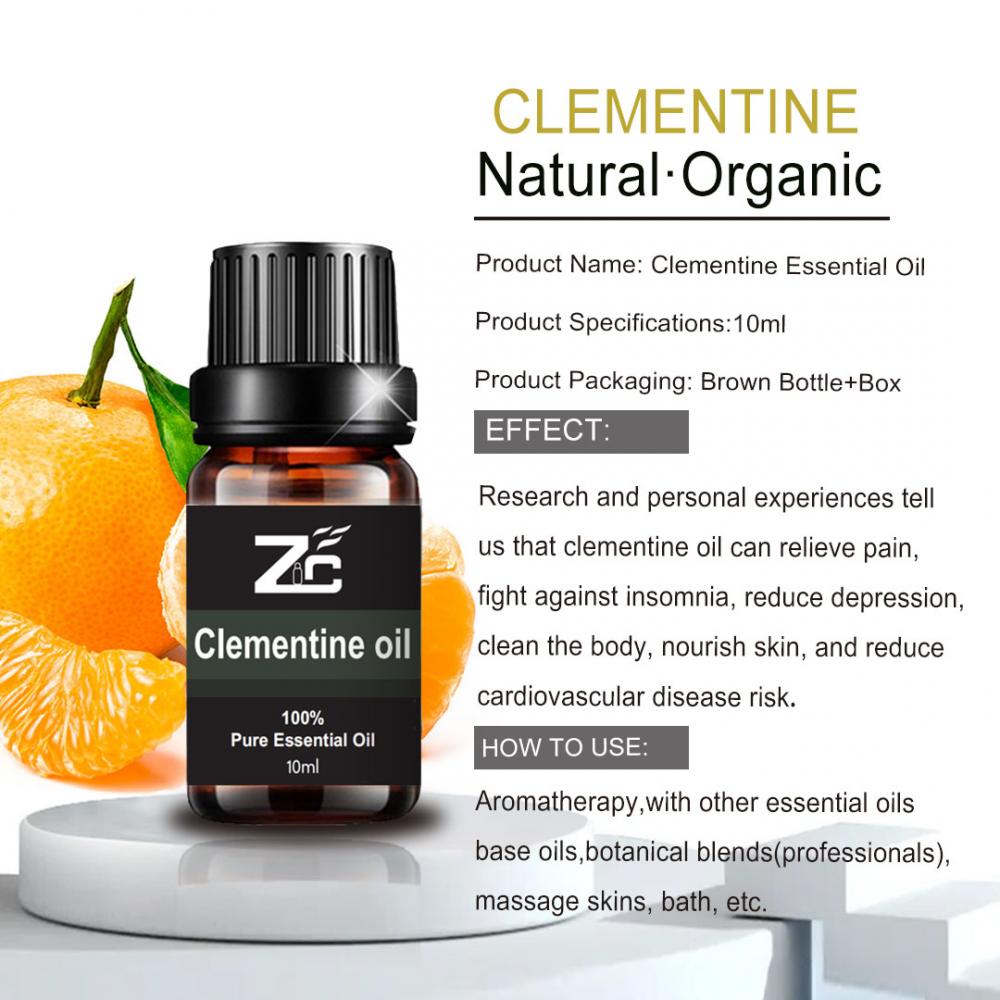 Clementine Oil Used in Body Hair Skin Care With High Quality
