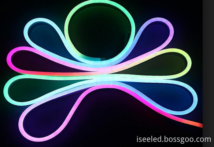12V Rgb Full Color Neon Strip