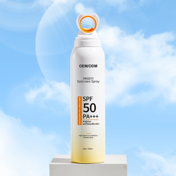 Χρωματισμένο ορυκτό αντηλιακό σπρέι SPF 50 - Ιδιωτική ετικέτα UVA UVB PA +++ κορεατική ενυδατική κρέμα προσώπου προσώπου