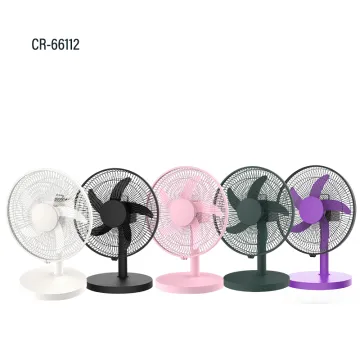 Portable Rechargeable Oscillating Multi-Function Table Fan