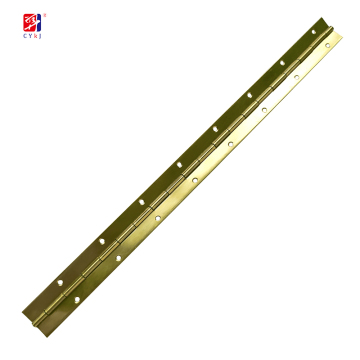 Brass Plated Piano Hinge Metal Box Gold Support Cabinet Furniture