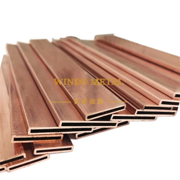 copper rectangular tubing sizes