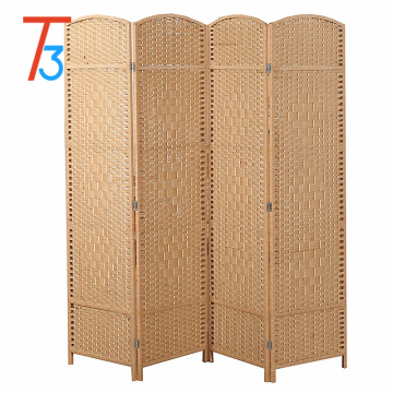 Woven Paper Screen Room Divider Folding Screens