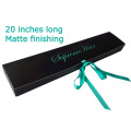 Fashion Black Hair Extension Packaging Box With Window