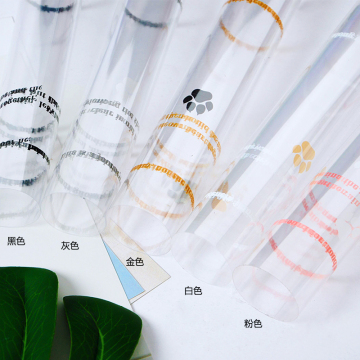 Waterproof transparent flower cellophane wrapping paper
