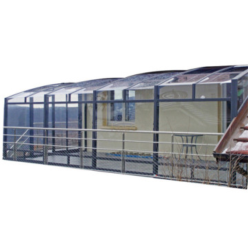 Glass House Restaurant Patio Cover Telescopic Sunroom