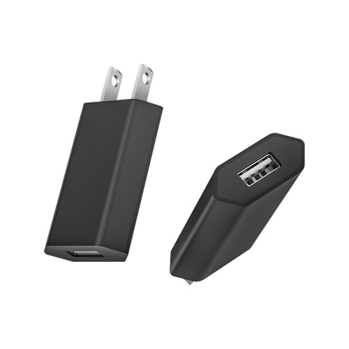 Carregador de parede USB de 5w preto e branco para telefones celulares