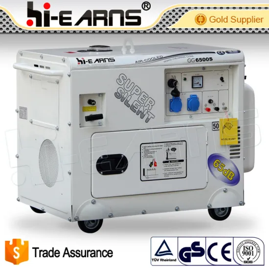5KW Air-cooled Super silent gasoline generator set GG6500S three phase