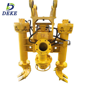 China Hydraulic Submersible Dredge Excavator with Agitator and Sand Slurry Pump for Mining