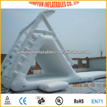 Inflatable aqua slide with slip cover for commercial water park/inflatable freefall