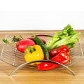 Stainless Steel Metal Wire Chair Fruit Storage Basket