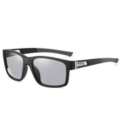 Photochromic Polarized Sports Sunglasses for Men - Day Night Vision Driving Glasses