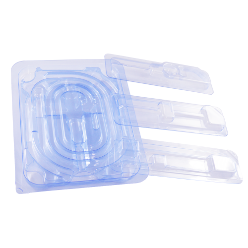 Kitting of Pre-filled syringes PETG tray thermoformed packaging