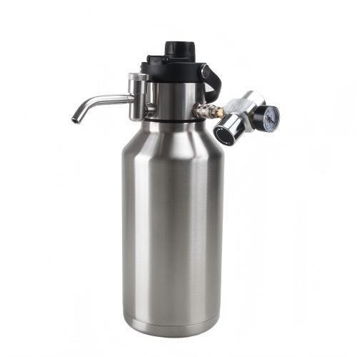 Bierzapffass mit Pull-Push-Knopf