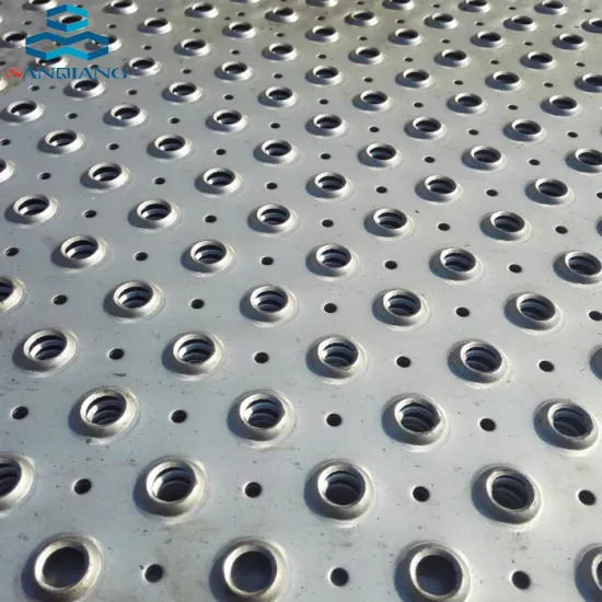 Top Selling Perforated Metal Safety Grating with Round Holes: Ideal for Non-Slip Sea Walkways